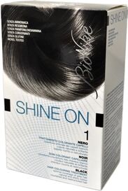 BioNike Linea Shine ON Tintura per Capelli Cute Sensibile 1 Nero