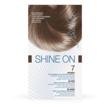 BioNike Linea Shine ON Tintura per Capelli Cute Sensibile 7 Biondo