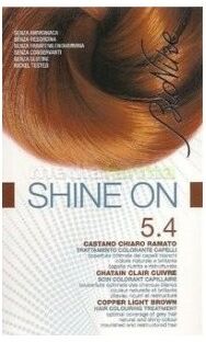 BioNike Linea Shine ON Tintura per Capelli Cute Sensibile 5.4 Castano Chiaro Ram