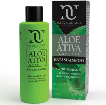 Unique Linea Capelli Katashampoo Aloe Attiva Ristrutturante Flacone 250 ml