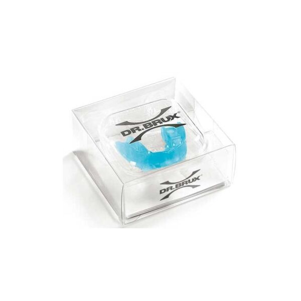 dr. brux bite dentale arcata superiore notte modellante colore azzurro