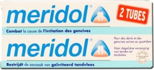 Meridol Linea Igiene Dentale Dentifricio Gengive Irritate 75 ml x 2 tubi