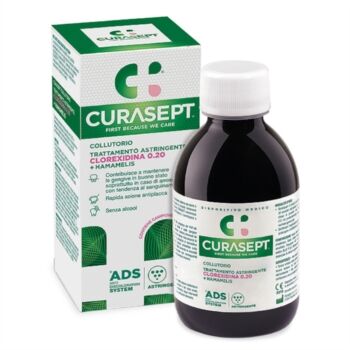 Curasept ADS Clorexidina 0,20% Colluttorio Trattamento Astringente 200 ml + DNA