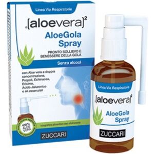 Zuccari Linea Sollievo della gola Aloevera2 Aloe Gola Spray Integratore 30 ml