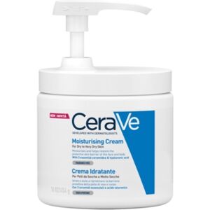 CeraVe Linea Idratazione del Corpo Crema Idratante Pelli Secche con Dosat. 454 g