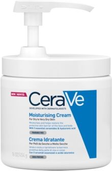 CeraVe Linea Idratazione del Corpo Crema Idratante Pelli Secche con Dosat. 454 g