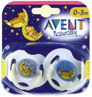 philips avent succhiotto in silicone notte 3-6 mesi