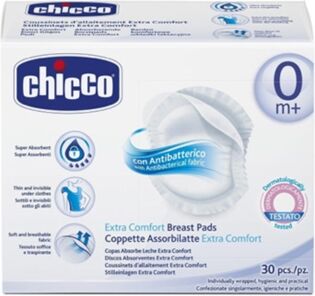 Chicco Linea Mamma Allattamento e Gravidanza 30 Coppette Assorbilatte