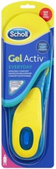 Scholl Linea Sollievo del Piede Gel Activ Uso Diario Everyday Donna 1 Paio.