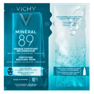 Vichy Linea Mineral 89 Maschera in tessuto di fibre fortificante e riparatrice.