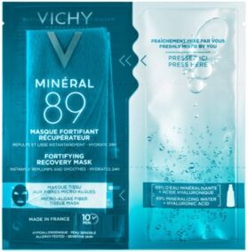 Vichy Linea Mineral 89 Maschera in tessuto di fibre fortificante e riparatrice.