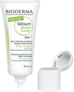 Bioderma Linea Sebium Global Cover Trattamento intensivo purificante 30 ml+2 g