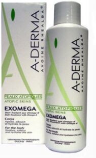 A-Derma Linea Exomega Trattamento Detergente Bagno Doccia Delicato 250 ml