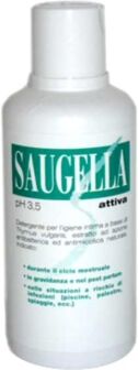 Saugella Linea Attiva Verde Dermoliquido Detergente Intimo Delicato 500 ml