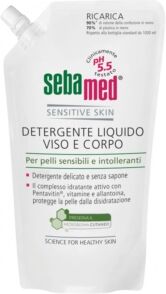 Sebapharma Linea Sebamed Detergente Liquido Viso e Corpo 1 Lt Ricarica