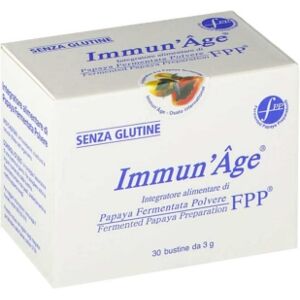 Immunage Linea Intergatori Rigeneranti Papaya Liofilizzata 30 Buste Orosolubili