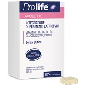 Prolife Linea Intestino sano Integratore di Fermenti Lattici 24 Tavolette