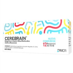 Farmaceutici Damor Linea Funzioni Cognitive Cerebrain 12 Flaconcini.