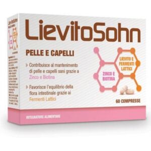 LievitoSohn Linea Pelle e Capelli Integratore Lievito di Birra 60 Compresse