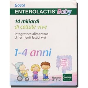 Sofar Linea Intestino Sano Enterolactis Baby Integratore Fermenti Gocce 8 ml