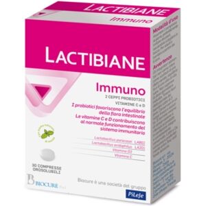 Biocure Linea Benessere dell'Intestino Lactibiane Immuno Integratore 30 Compr.