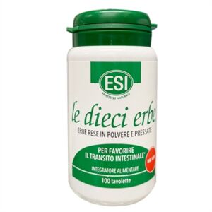 Esi Linea Benessere Intestinale Le Dieci Erbe Polvere Pressata in 100 Tavolette