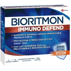 Dompe' Farmaceutici Dompè Farmaceutici Linea Apparato Immunitario Bioritmon Immuno Defend 12 Bustine