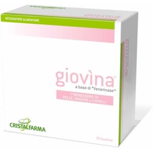 Cristalfarma Linea Capelli e Unghie Giovìna Integratore Alimentare 30 Buste