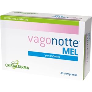 Cristalfarma Linea Sonno e Serenità Vagonotte Mel Integratore 36 Compresse