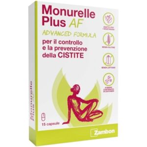 Zambon Linea Benessere Urinario Monurelle Plus AF Integratore 15 Capsule