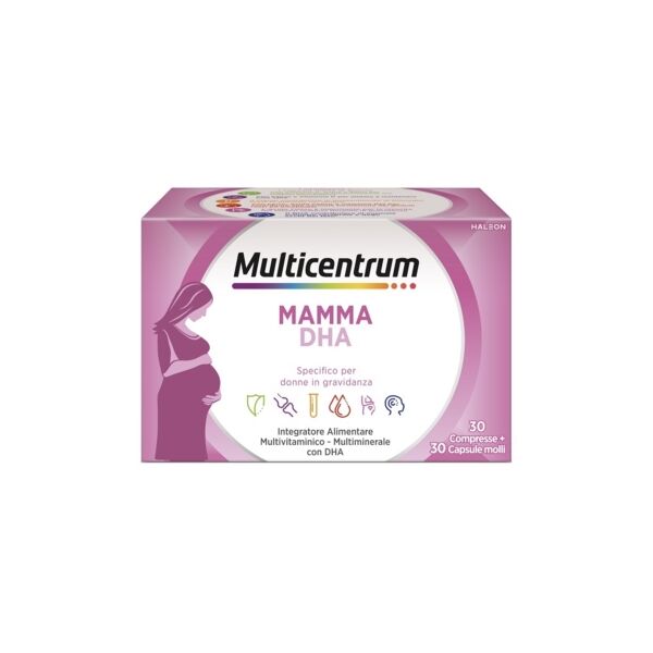 multicentrum linea gravidanza mamma dha integratore alimentare 30+30