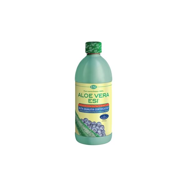 esi linea depurazione e benessere aloe vera puro succo gusto mirtillo 1000 ml