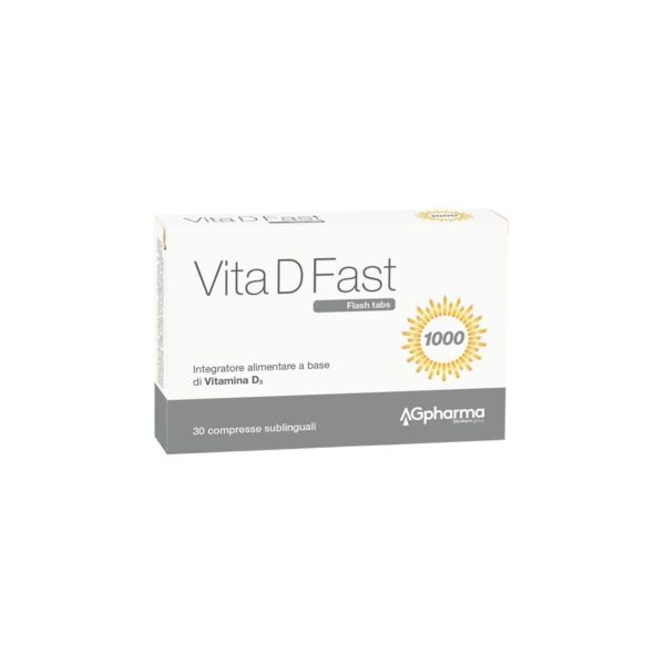 ag pharma linea vitamine e minerali vita d fast integratore 30 compresse