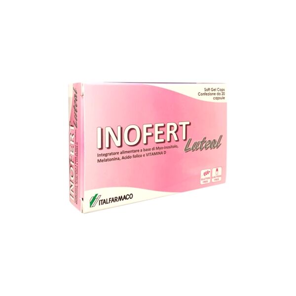 italfarmaco linea benessere donna inofert luteal 20 capsule soft gel