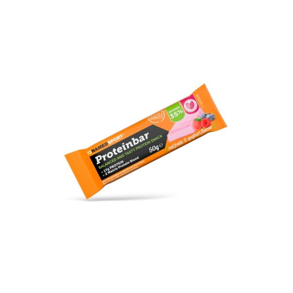 named linea sport proteinbar red fruit & yoghurt flavour 35% barretta 50 g