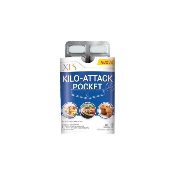 xl-s xls linea controllo del peso kilo-attack pocket integratore 10 compresse