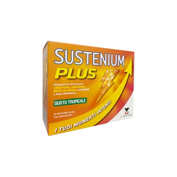 menarini linea sustenium plus integratore gusto tropicale alimentare 22 buste