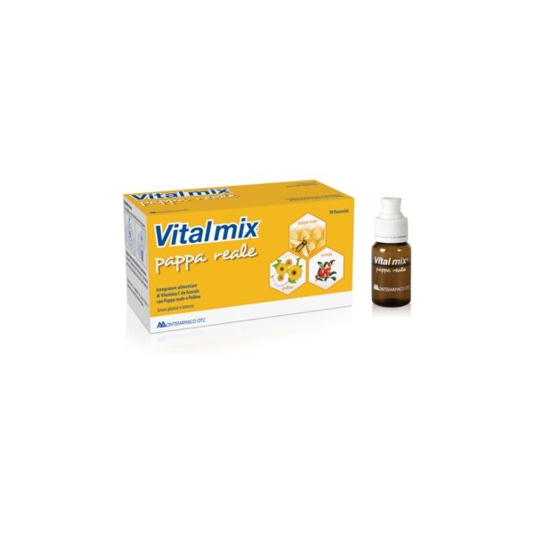 montefarmaco linea benessere ed energia vitalmix pappa reale 10 flaconcini