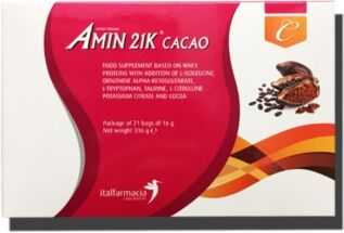 italfarmacia srl linea integrazione amin 21 k gusto cacao 21 bustine