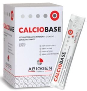abiogen pharma linea ossa sane calciobase integratore 30 stick