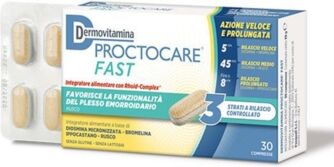 dermovitamina linea benessere proctocare fast integratore 30 compresse