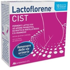 Montefarmaco Linea Benessere Donna Lactoflorene Cist Integratore 10 Bustine