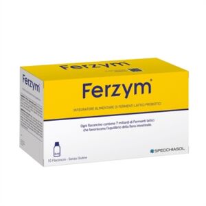 Specchiasol Linea Benessere Dell'intestino Ferzym Integratore 10 Flaconcini