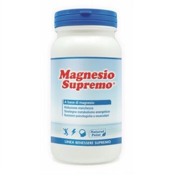 Natural Point Linea Benessere Magnesio Supremo Polvere Integratore 150 g
