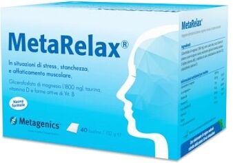 Metagenics Linea Benessere della Persona Metarelax New Integratori 40 Bustine