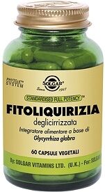 Solgar Linea Depurativi Fitoliquirizia Deglicerizzata 60 Capsule Vegetali