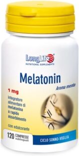 Longlife Linea Sonno e Serenità Melatonin Integratore 1 Mg 120 Compresse