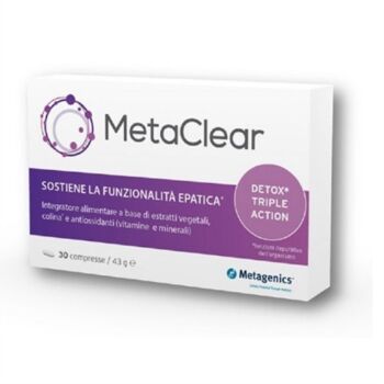 Metagenics Linea Fegato Sano Metaclear Integratore 30 compresse