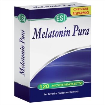 Esi Linea Sonno e Relax Melatonin Pura Integratore 120 Microtavolette