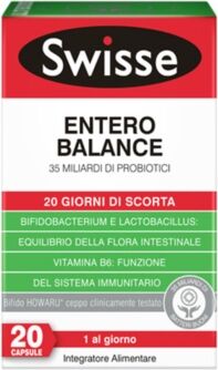 Swisse Linea Intestino Sano Entero Balance Integratore 20 Capsule